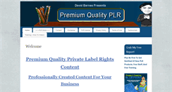 Desktop Screenshot of premiumqualityplr.com