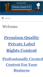Mobile Screenshot of premiumqualityplr.com